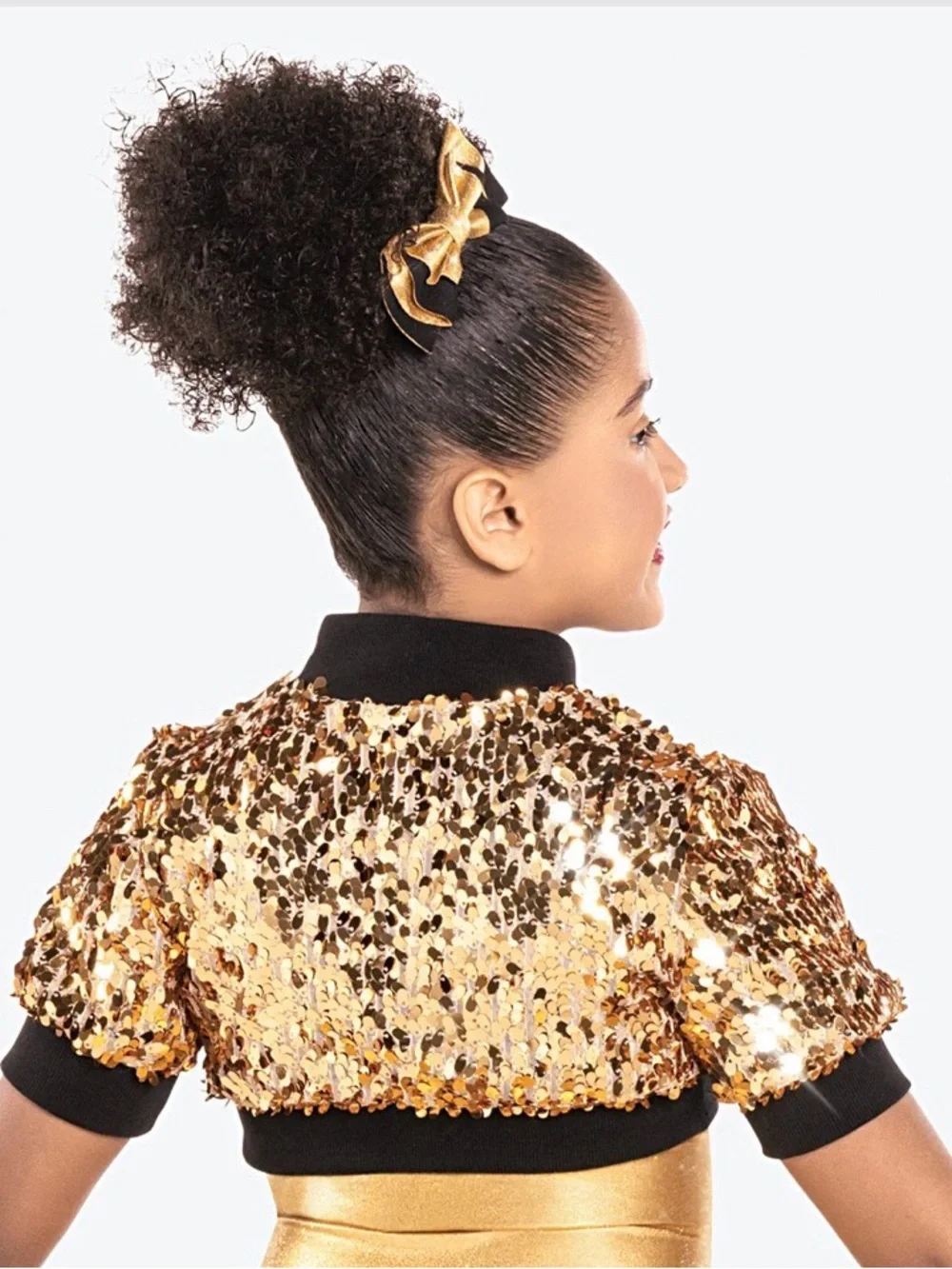 Shake It Off by Revolution Gold Sequin Dance Costume